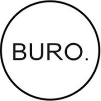 BURO RS magazine logo black on white.